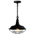 CWI Lighting Morgan 1 Light Down Mini Pendant With in Black Finish Model: 9611P14-1-101
