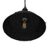 CWI Lighting Morgan 1 Light Down Pendant With in Black Finish Model: 9611P18-1-101