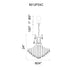 CWI Lighting Princess 10 Light Down Chandelier With in Chrome Finish Model: 8012P24C