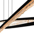 CWI Lighting Saber Integrated LED in Black Chandelier Model: 1710P70-3-101