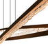 CWI Lighting Saber Integrated LED in Brass Chandelier Model: 1710P70-3-624