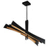 CWI Lighting Solar Powered Solara Integrated LED in Black Chandelier Model: 1717P50-101