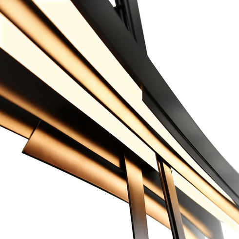 CWI Lighting Solar Powered Solara Integrated LED in Black Chandelier Model: 1717P50-101