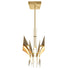 CWI Lighting Solar Powered Solara Integrated LED in Brass Chandelier Model: 1717P50-624