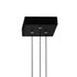 CWI Lighting Stagger Integrated LED Black Mini Pendant Model: 1588P6-3-101