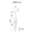CWI Lighting Stagger Integrated LED Black Mini Pendant Model: 1588P6-3-101