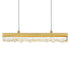 CWI Lighting Stagger Integrated LED Brass Chandelier Model: 1588P48-10-624