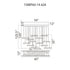 CWI Lighting Stagger Integrated LED Brass Chandelier Model: 1588P60-14-624