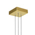 CWI Lighting Stagger Integrated LED Brass Mini Pendant Model: 1588P6-3-624
