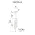 CWI Lighting Stagger Integrated LED Brass Mini Pendant Model: 1588P6-3-624