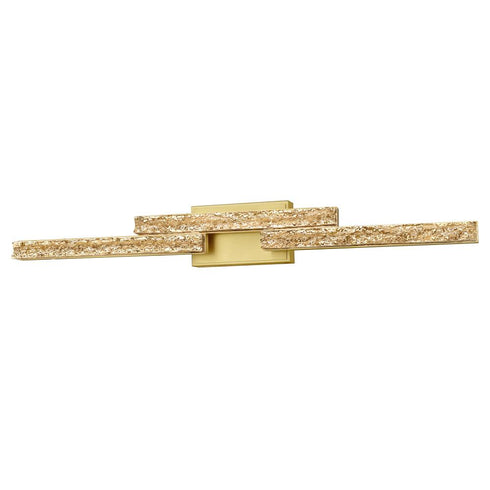 CWI Lighting Stagger Integrated LED Brass Vanity Light Model: 1588W36-3-624