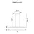 CWI Lighting Valira Integrated LED in Black Chandelier Model: 1586P48-101