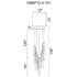 CWI Lighting Valira Integrated LED in Black Mini Pendant Model: 1586P12-5-101