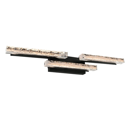 CWI Lighting Valira Integrated LED in Black Vanity Light Model: 1586W36-3-101