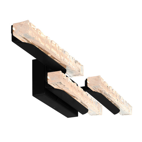 CWI Lighting Valira Integrated LED in Black Vanity Light Model: 1586W36-3-101