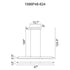 CWI Lighting Valira Integrated LED in Brass Chandelier Model: 1586P48-624