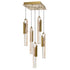 CWI Lighting Valira Integrated LED in Brass Mini Pendant Model: 1586P12-5-624