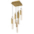 CWI Lighting Valira Integrated LED in Brass Mini Pendant Model: 1586P12-5-624