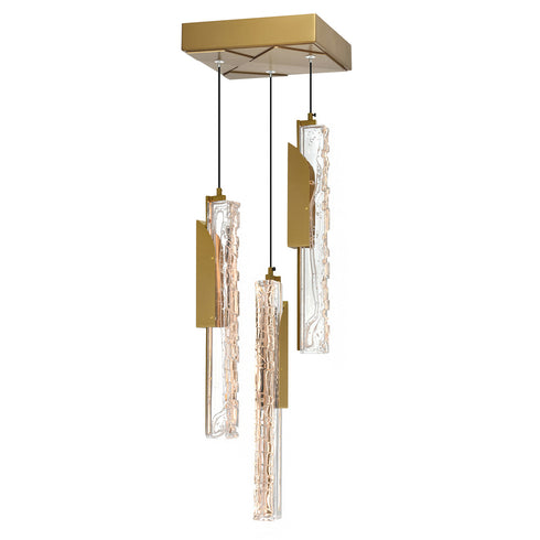 CWI Lighting Valira Integrated LED in Brass Mini Pendant Model: 1586P8-3-624