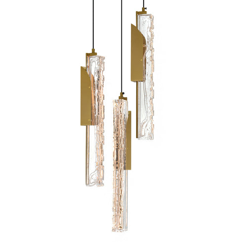 CWI Lighting Valira Integrated LED in Brass Mini Pendant Model: 1586P8-3-624