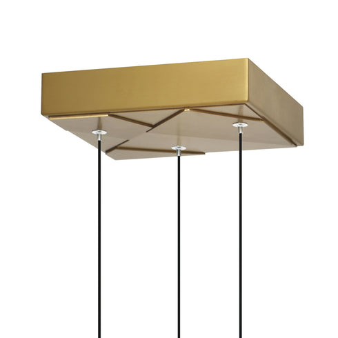 CWI Lighting Valira Integrated LED in Brass Mini Pendant Model: 1586P8-3-624