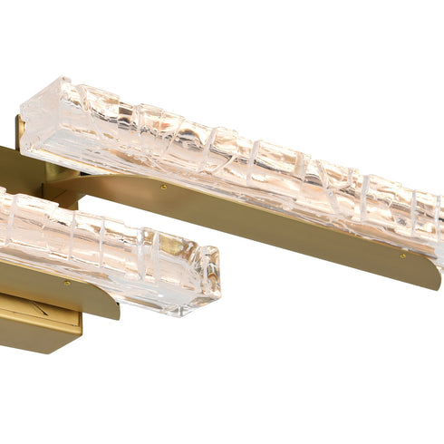 CWI Lighting Valira Integrated LED in Brass Vanity Light Model: 1586W36-3-624