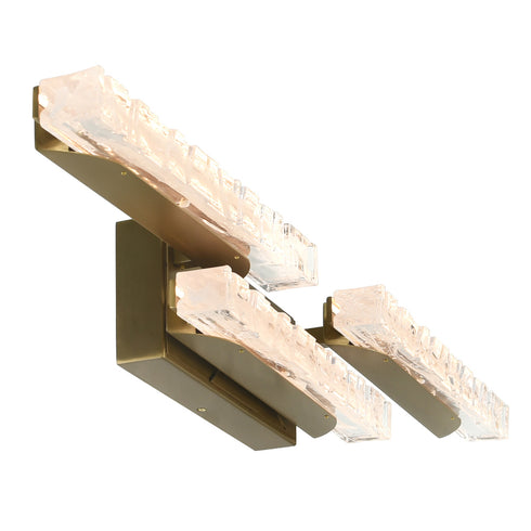 CWI Lighting Valira Integrated LED in Brass Vanity Light Model: 1586W36-3-624