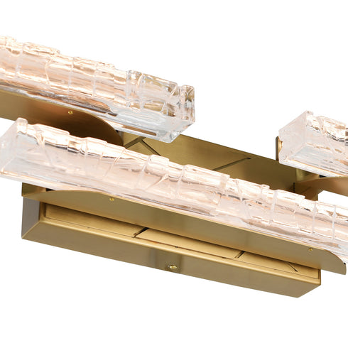 CWI Lighting Valira Integrated LED in Brass Vanity Light Model: 1586W36-3-624