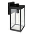 CWI Lighting Windsor 1 Light Black Outdoor Wall Light Model: 1695W6-1-101