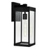 CWI Lighting Windsor 1 Light Black Outdoor Wall Light Model: 1695W7-1-101