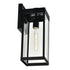 CWI Lighting Windsor 1 Light Black Outdoor Wall Light Model: 1695W7-1-101