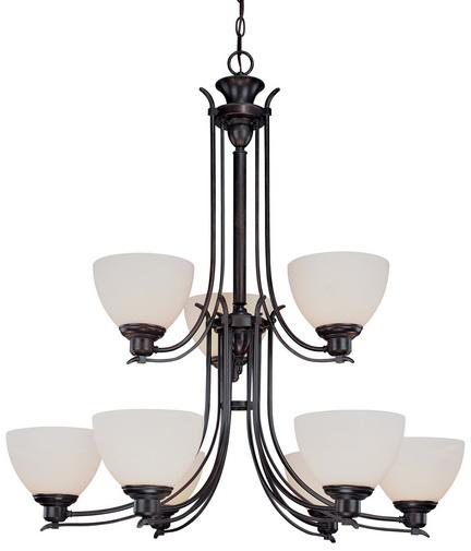 Dolan Designs Hyde Park 9 Light Nine Light in Antique Bronze Up Chandelier Model: 1172-20