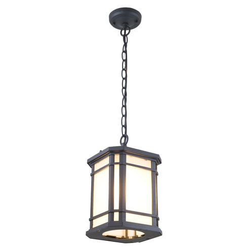DVI Lighting 1 Light CARDIFF OD HANGING PENDANT in Black Finish Model: DVP142015BK-SSD