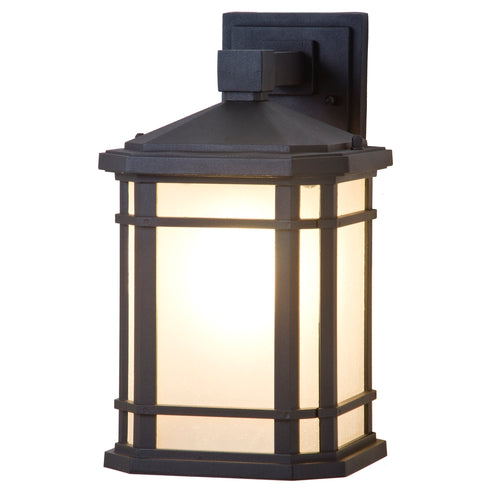 DVI Lighting 1 Light CARDIFF OUTDOOR SCONCE in Black Finish Model: DVP142010BK-SSD
