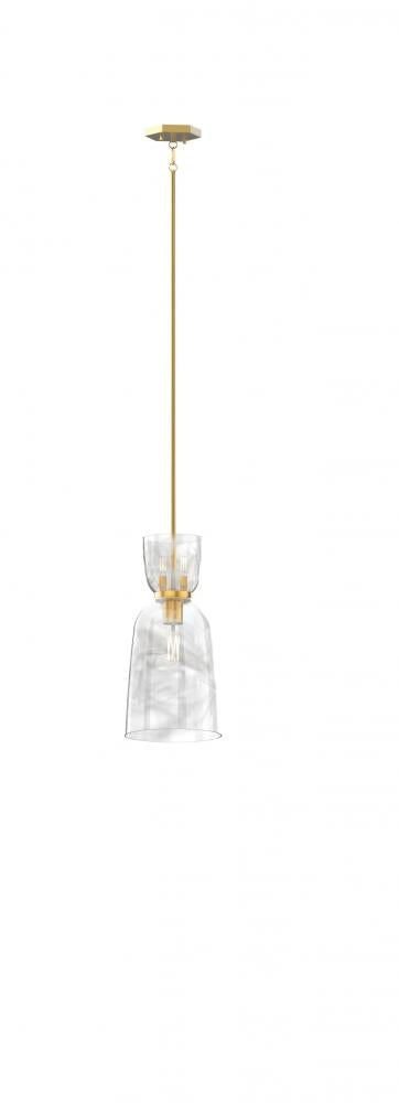 DVI Lighting 1 Light CHALICE MINI PENDANT in Brass Finish Model: DVP49810BR-MS
