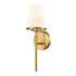 DVI Lighting 1 Light KANATA 1 Light SCONCE in Brass Finish Model: DVP48001BR-OP