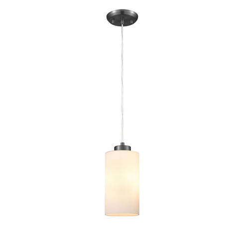 DVI Lighting 1 Light MANITOU MINI PENDANT in Buffed Nickel Finish Model: DVP47121BN-OP