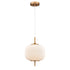 DVI Lighting 1 Light MOUNT PEARL PENDANT in Brass Finish Model: DVP40010BR-RIO