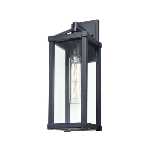 DVI Lighting 1 Light NIPIGON LARGE OD SCONCE in Black Finish Model: DVP41272BK-CL