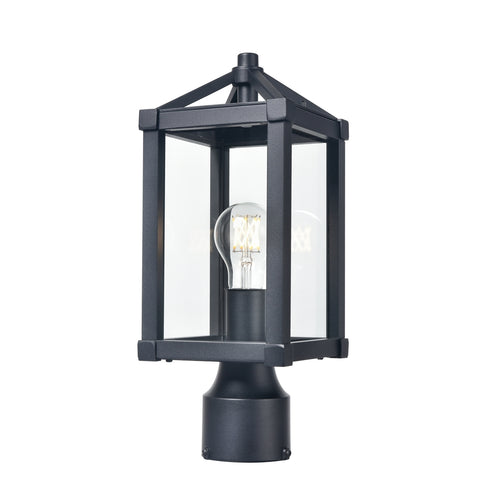 DVI Lighting 1 Light NIPIGON OD LAMP POST in Black Finish Model: DVP41277BK-CL