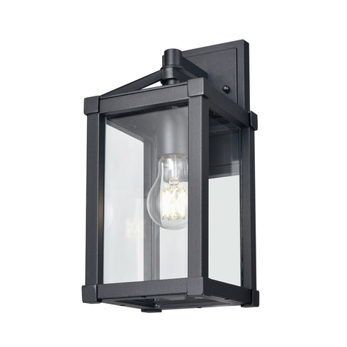 DVI Lighting 1 Light NIPIGON SMALL OD SCONCE in Black Finish Model: DVP41271BK-CL