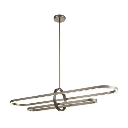 DVI Lighting 1 Light Perigee AC LED Linear in Buffed Nickle Finish Model: DVP46502BN
