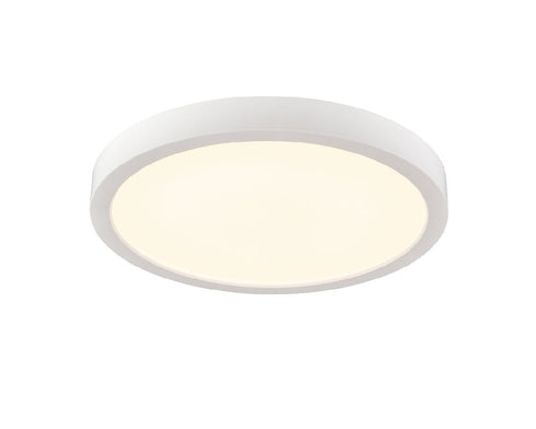 DVI Lighting 1 Light POLARIS 7 Inch LED FLUSHMOUNT in Matter Black Finish Model: DVP39718MB-3K