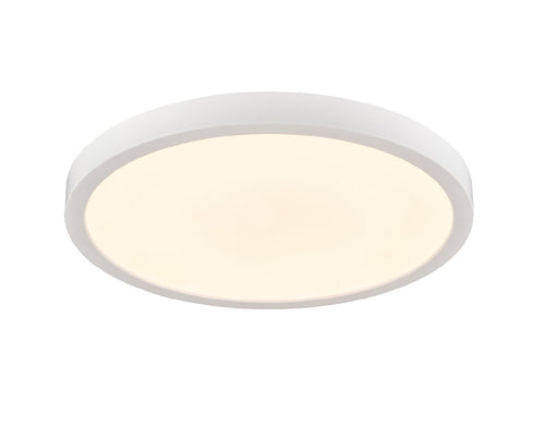 DVI Lighting 1 Light POLARIS 9 Inch LED FLUSHMOUNT in Matte Black Finish Model: DVP39728MB-3K
