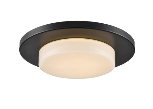 DVI Lighting 1 Light SKIMMER FLUSH MOUNT in Ebony Finish Model: DVP37852EB-VICE