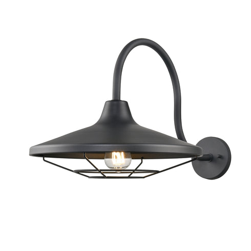 DVI Lighting 1 Light SOMERSET 16 Inch OD SCONCE in Black Finish Model: DVP45972BK