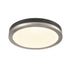 DVI Lighting 1 Light TEMAGAMI 12 Inch LED FLUSHMOUNT in Brass and Graphite Finish Model: DVP39342BR+GR