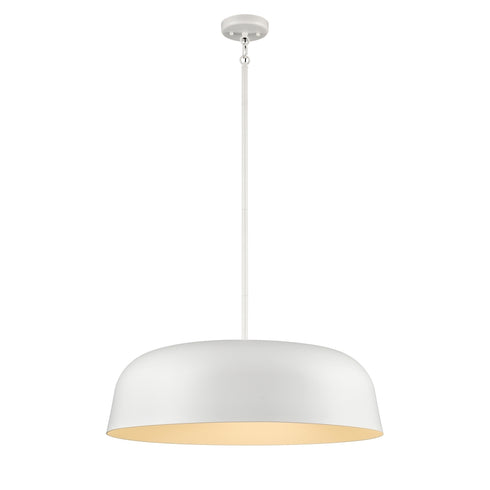 DVI Lighting 1 Light TUQUE 20 Inch MED LED PENDANT in Graphite Finish Model: DVP40905GR