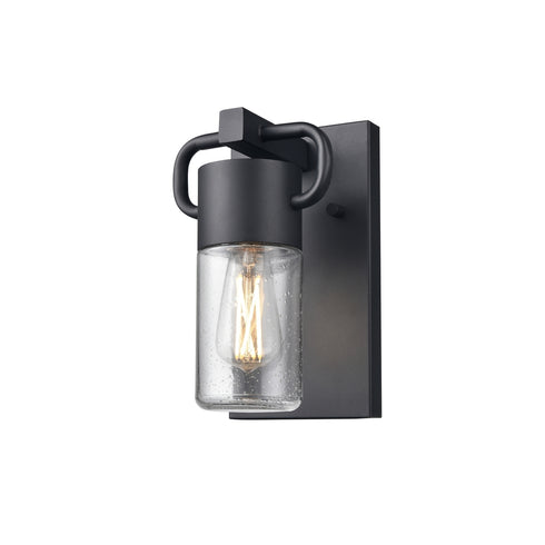 DVI Lighting 1 Light TUXEDO OD WALL SCONE in Black Finish Model: DVP40772BK-SDY