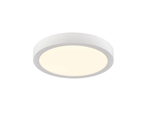 DVI Lighting 1 Light TYPHOON 5.3 Inch LED FLUSHMOUNT in Matte Black Finish Model: DVP39608MB